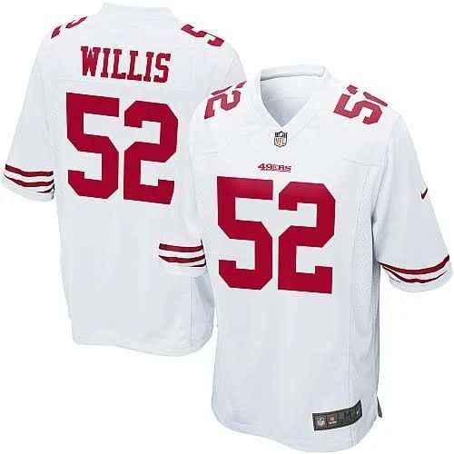 Men San Francisco 49ers #52 Patrick Willis Nike White Retired Player NFL Jersey